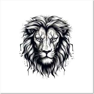 Majestic Lion Design, African Animal, King of the Jungle Posters and Art